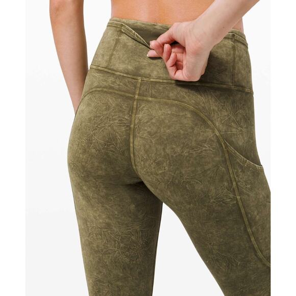 LULULEMON Fast and Free High Rise Legging 25" Ice Dye - Picture 5 of 11